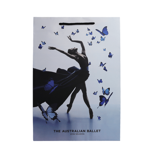 ART PAPER GIFT BAG WITH CORD HANDLES