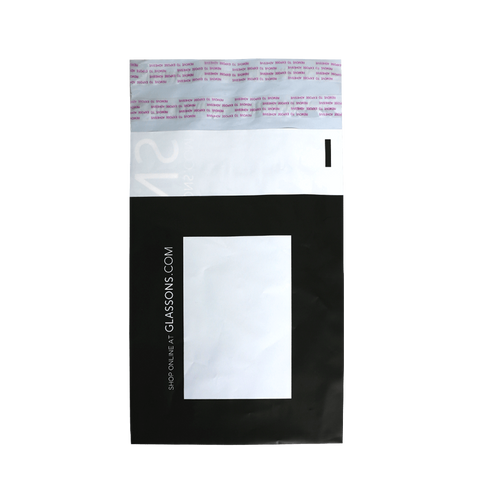 PRINTED PLASTIC COURIER BAG