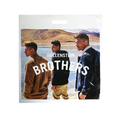 PLASTIC CARRY BAG WITH DIE CUT HANDLES