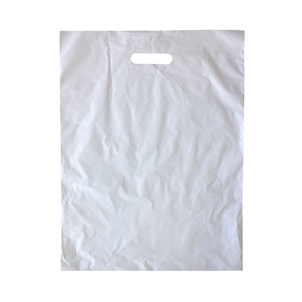 Extra Large White Plastic Bag With Die Cut Handles Classique Australia